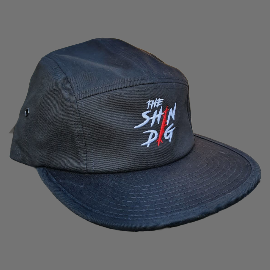 The Shin Dig Five Panel Cap (White Logo)