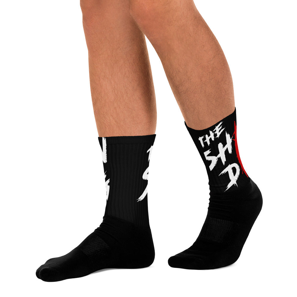 The Shin Dig SOCKS - Black