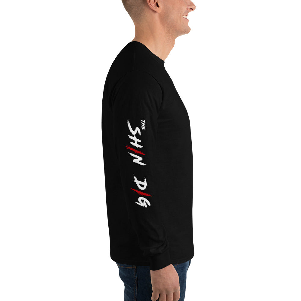 The Shin Dig - Long Sleeve JS Signature Shirt - Black