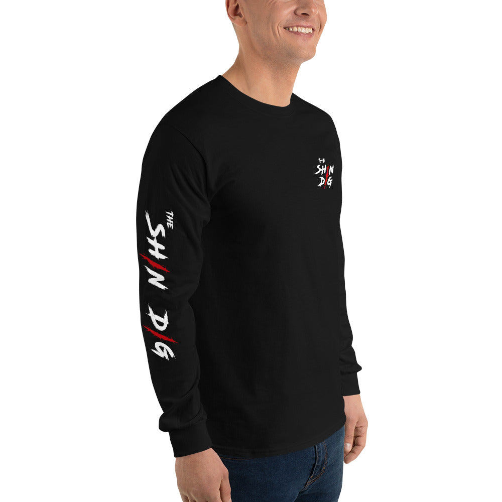 The Shin Dig - Long Sleeve JS Signature Shirt - Black